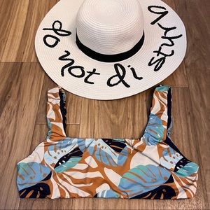 Fighting eel bathing suit top